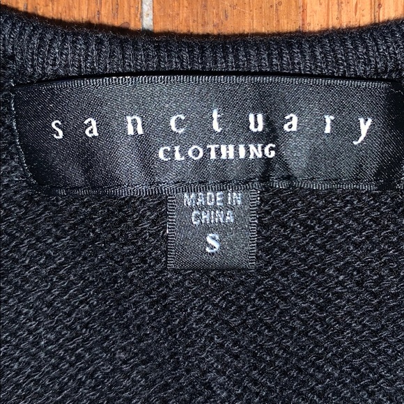 Striped Sweater🖤Black/Ivory by SANCTUARY - Picture 4 of 7